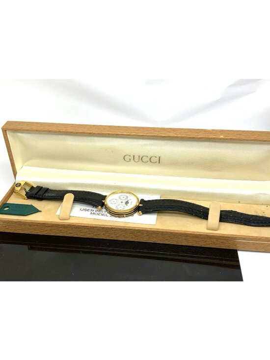 Gucci Women\'s Watch Swiss Quartz Triple Calendar Moon Phase White Dial 30mm main image 9